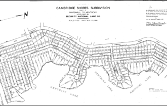 Cambridge Shores Plat Map